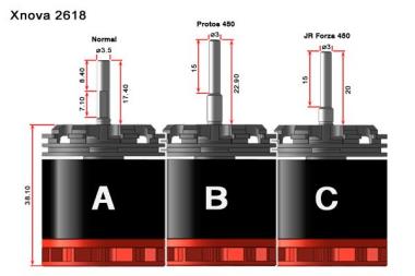 Spare Shaft 2618 type B