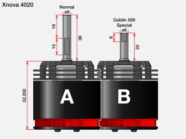 Xnova 4020-1000KV 2Y-B