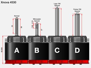  Xnova 4530-500KV 8D-B