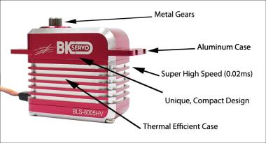 BK Brushless Servo BLS 8005HV - Tail