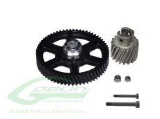 Heavy Duty Main Gear And Pinion - Goblin 500