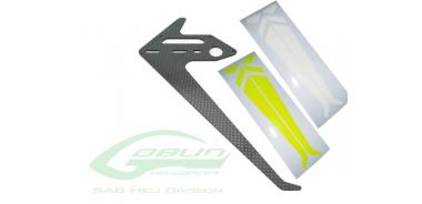 VERTICAL FIN GOBLIN 500 SPORT (white/Yellow)