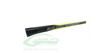 CFC TAIL BOOM YELLOW/CARBON 700 - BLACK THUNDER