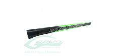 Carb. Tail Boom Green - G. Black Nitro/Thunder 700