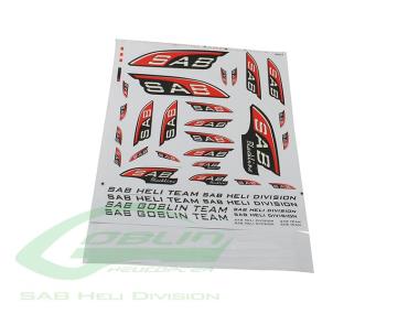 SAB Black Line Decal Set